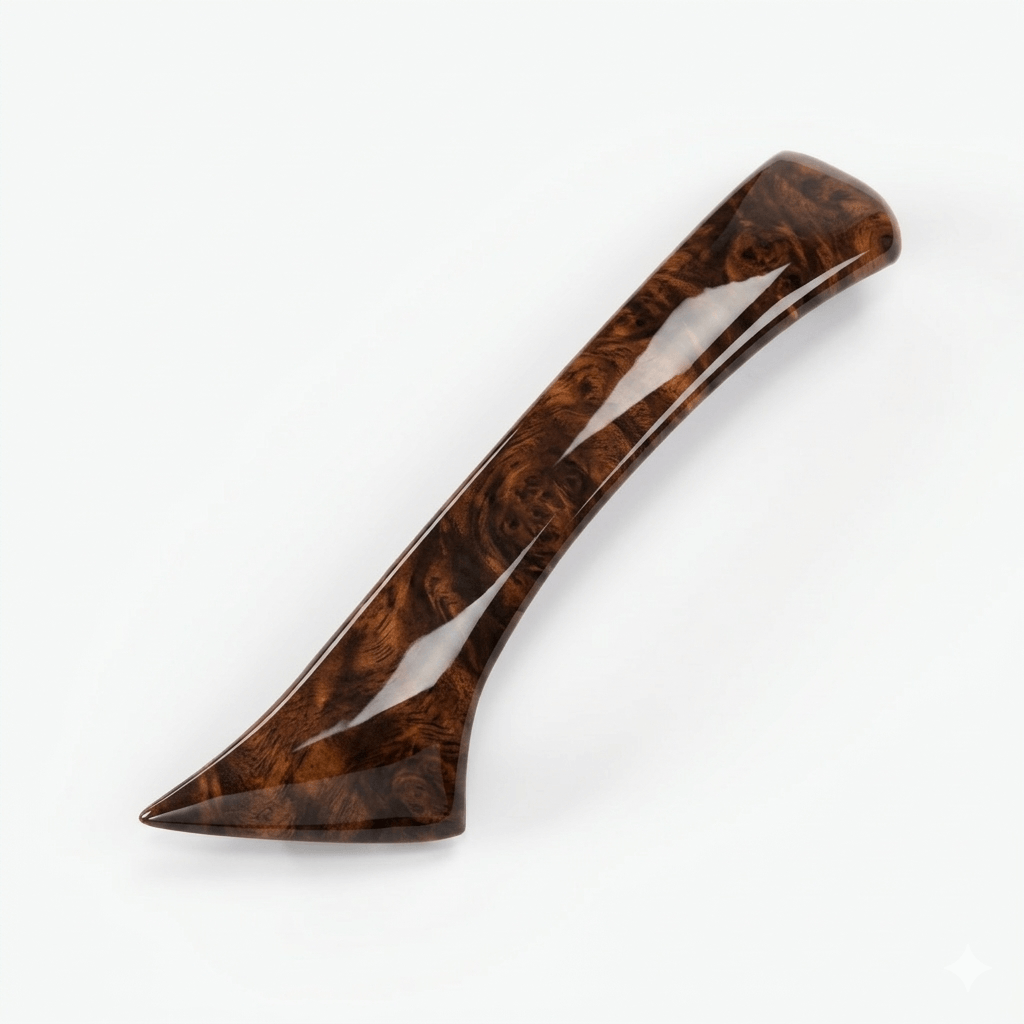 Mercedes-Benz W163 Brabus Front Door Handle Wood Cover 4 Wood Types (A1638150140 / A1638150340) — view 2