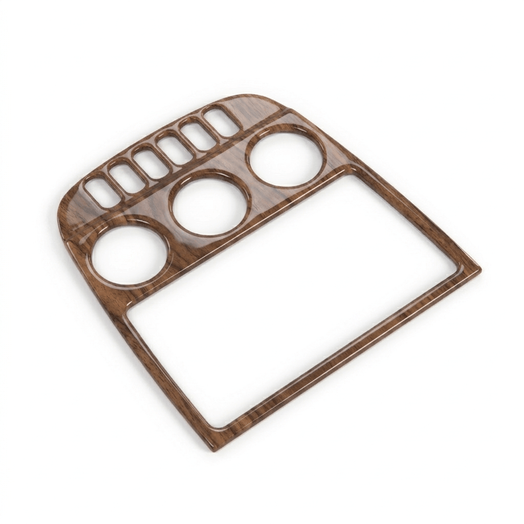 Mercedes-Benz W163 Wooden Dashboard Centre Console Stereo Surround Frame Behr — view 3