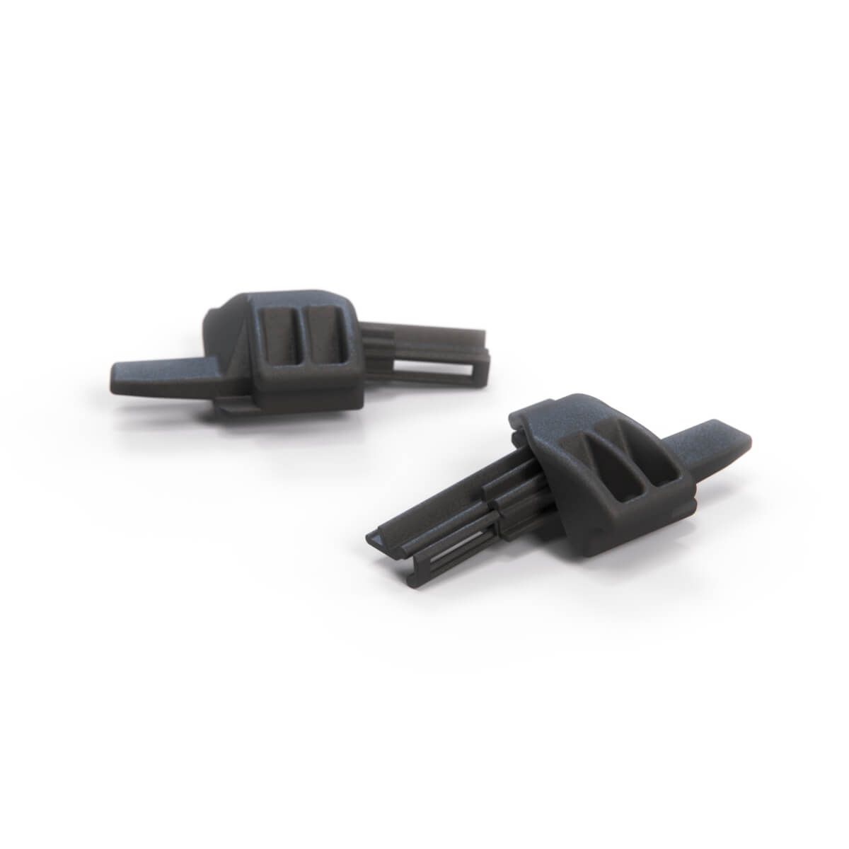 Mercedes-Benz W169 / W245 Cargo Compartment Cover Hook Repair Kit Set of 2 Black (A1696930284) — view 2