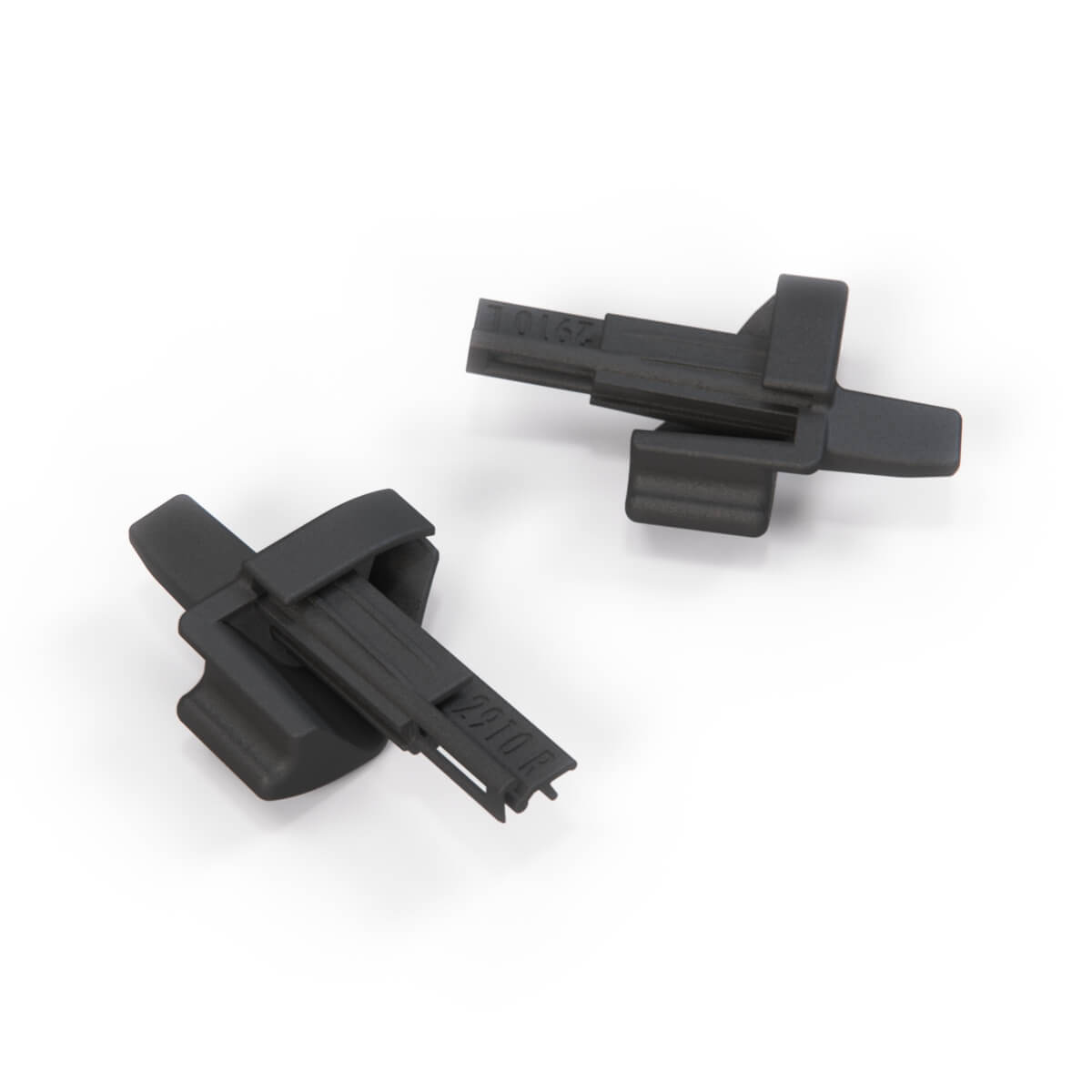 Mercedes-Benz W169 / W245 Cargo Compartment Cover Hook Repair Kit Set of 2 Black (A1696930284) — view 3