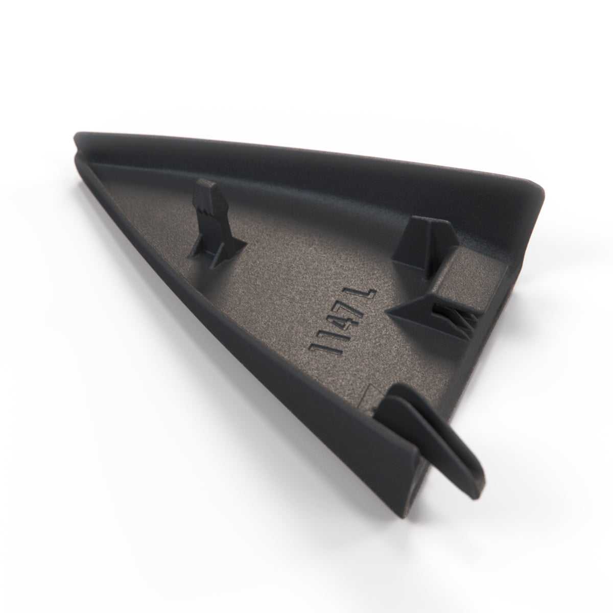 Mercedes-Benz W170 R170 Side Mirror Trim Cover Left or Right Black (A1707250111 / A1707250211) — view 3