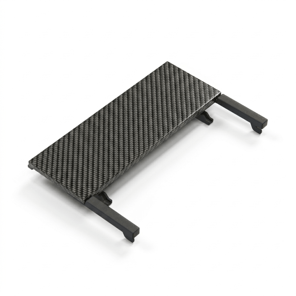Mercedes-Benz W201 Centre Console Carbon Blank Panel Trim (A2016830024) — view 2