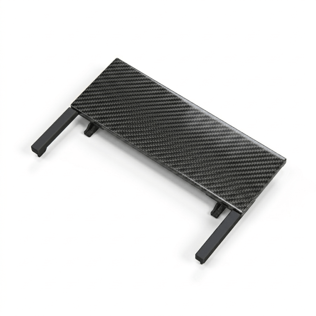 Mercedes-Benz W201 Centre Console Carbon Blank Panel Trim (A2016830024) — view 3