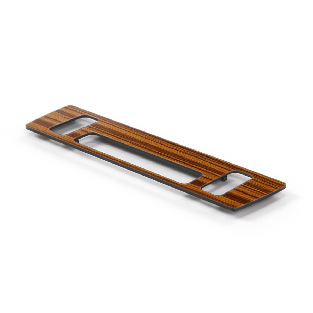 Mercedes-Benz W201 Console Wood Trim Cover Operating Unit Automatic Air Conditioner “Kammerer” Zebrano / Walnut (A2018300785) — view 4