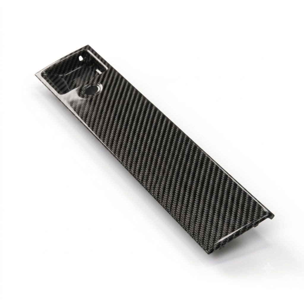 Mercedes-Benz W201 Glove Box Carbon Fibre Trim LHD or RHD (A2016800071) — view 2