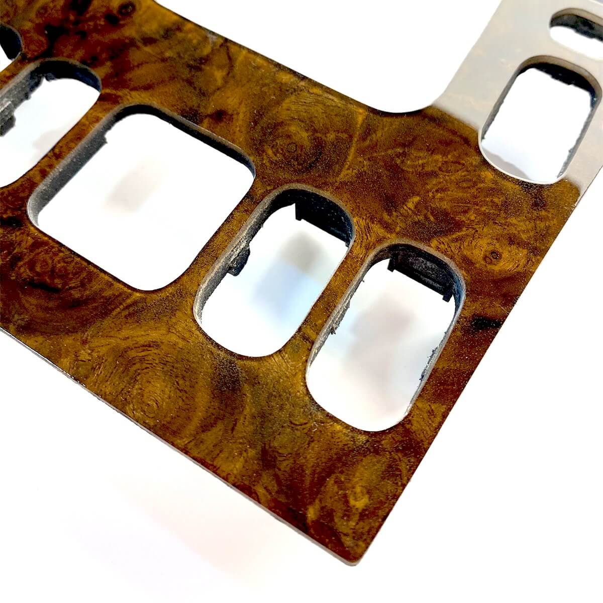 Mercedes-Benz W202 Control Panel Cover All Versions Wood Walnut (A2026804039) — view 2