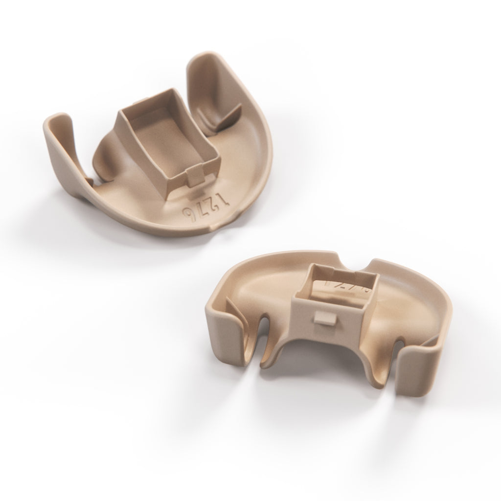 Mercedes-Benz W203 Rear Seat Mount Bolt Cover Cap Set of 2 All Colours (A2039220030) — view 3