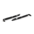 Mercedes-Benz W208 Front Threshold Seal Rubber Gasket Fender Threshold Set of 2 Black (A2086984330 A2086984430)