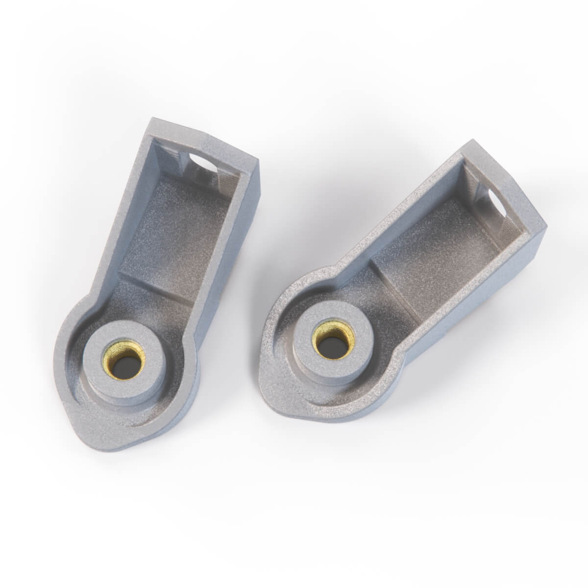 Mercedes-Benz W208 Headlight Mounting Bracket Set of 2 Primed (A2088260014) — view 2