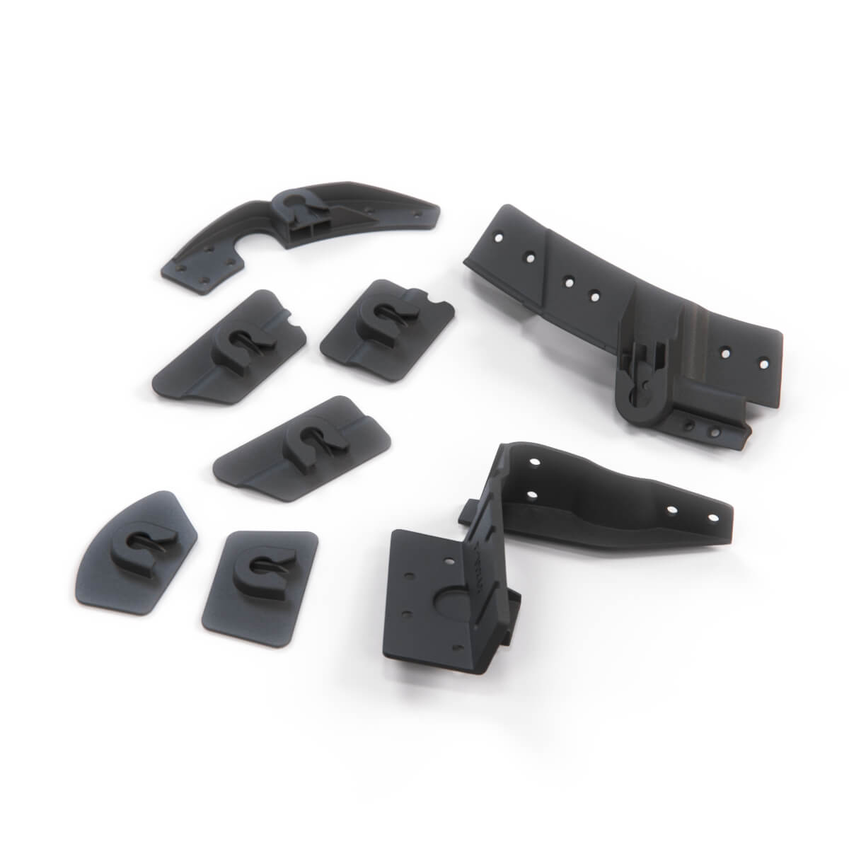 Mercedes-Benz W210 Front Door Panel Clips Repair Kit Left or Right Black — view 2