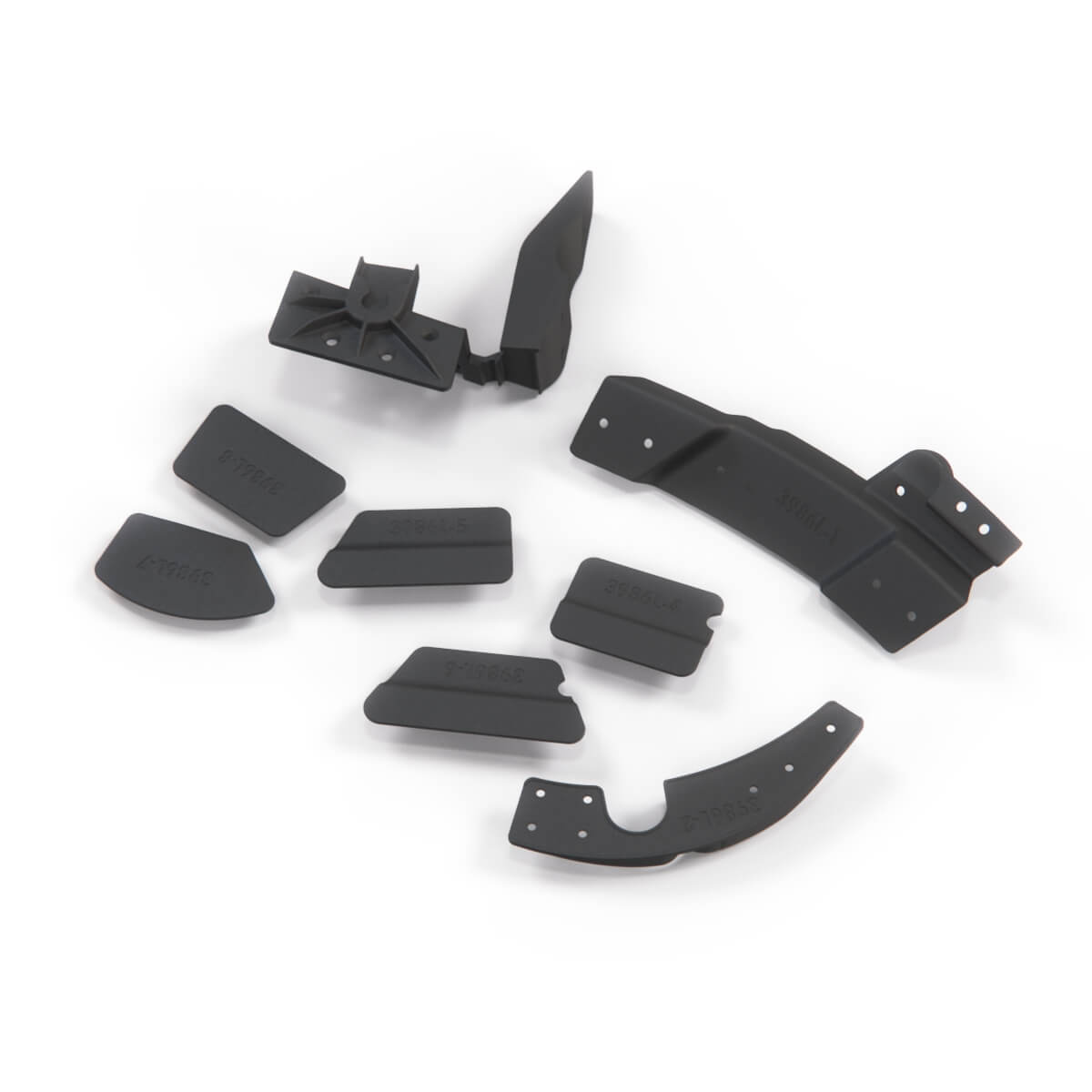Mercedes-Benz W210 Front Door Panel Clips Repair Kit Left or Right Black — view 3