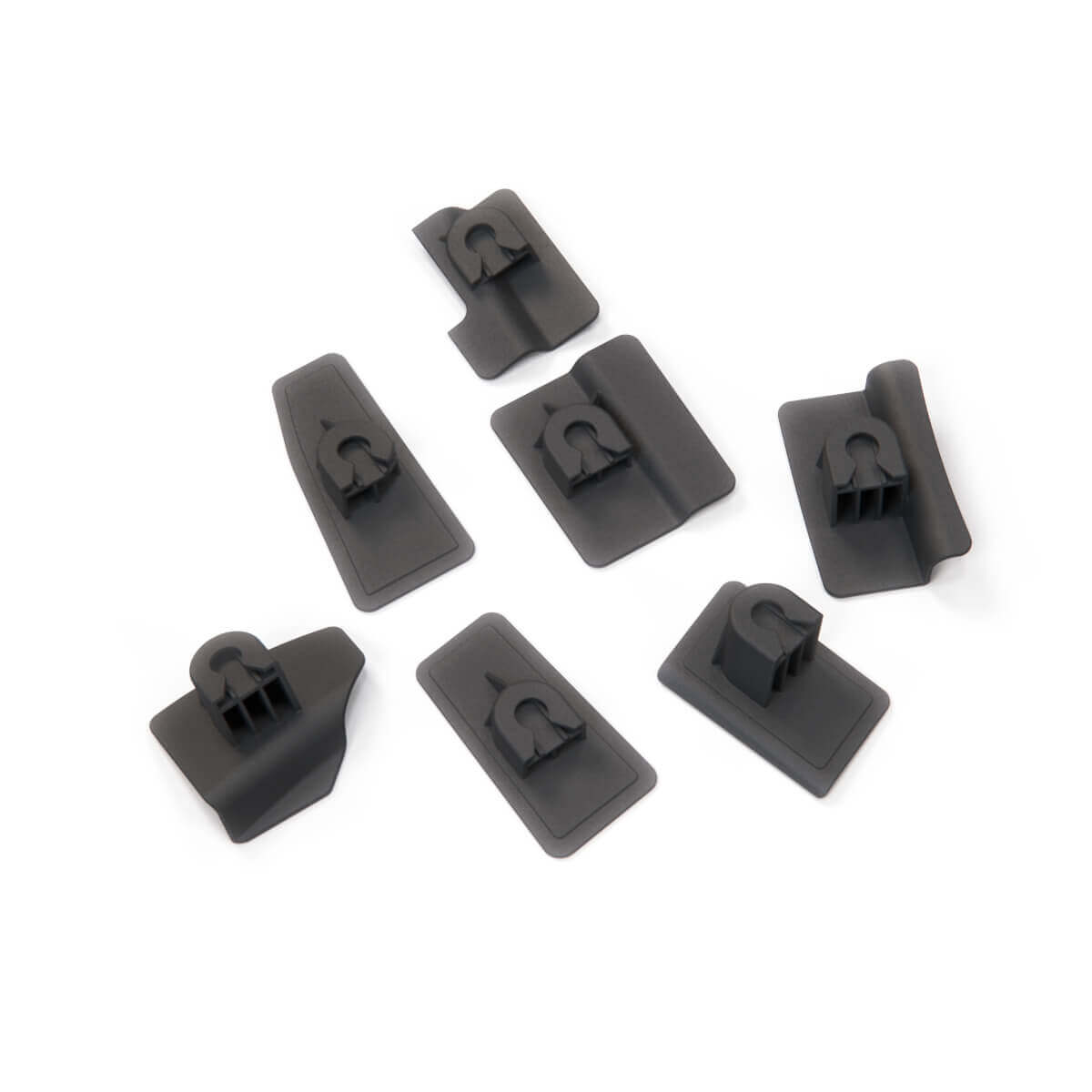 Mercedes-Benz W220 Rear Door Panel Clip Repair Kit Left or Right Set of 7 (Door Card Mounting Clips) Black
