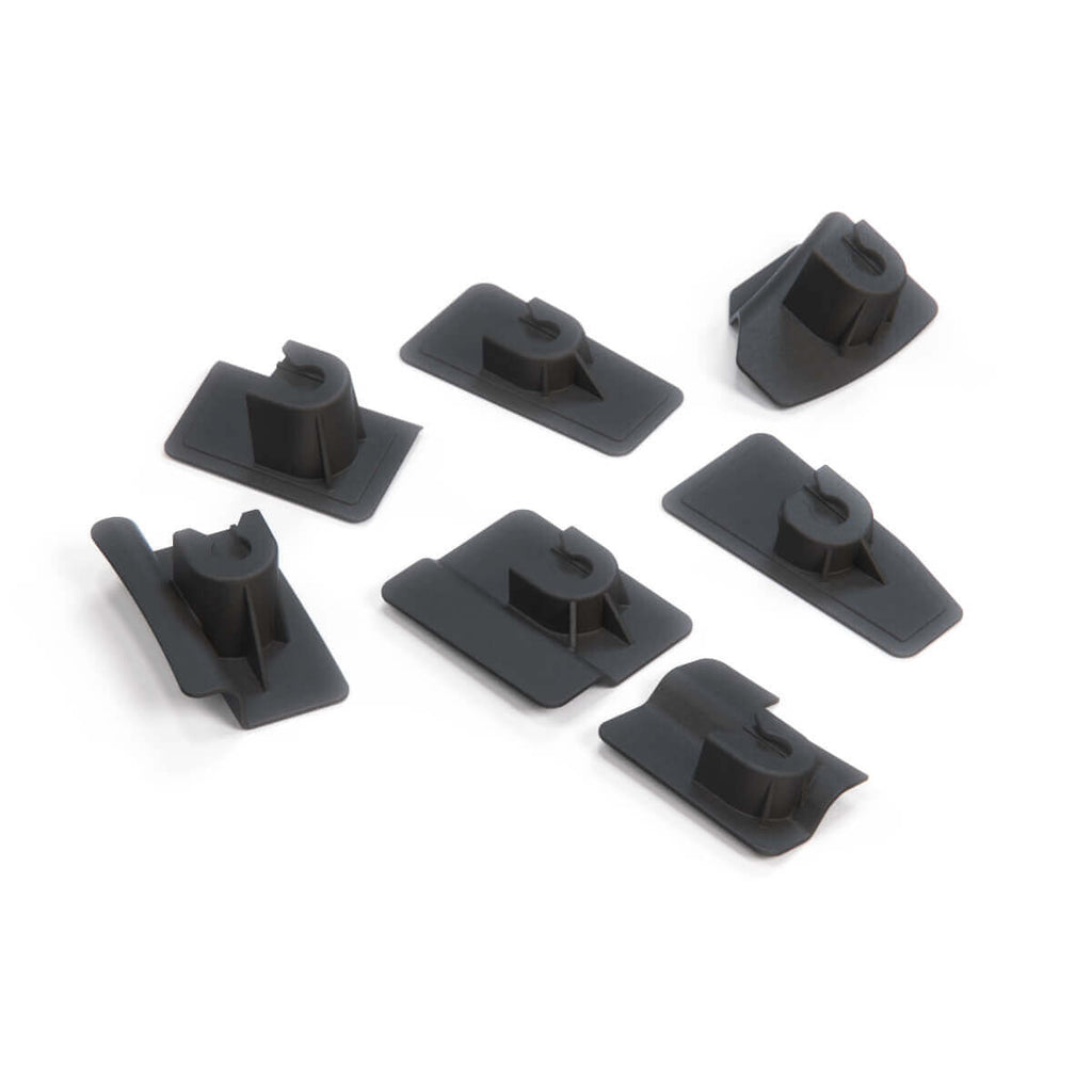 Mercedes-Benz W220 Rear Door Panel Clip Repair Kit Left or Right Set of 7 (Door Card Mounting Clips) Black — view 2