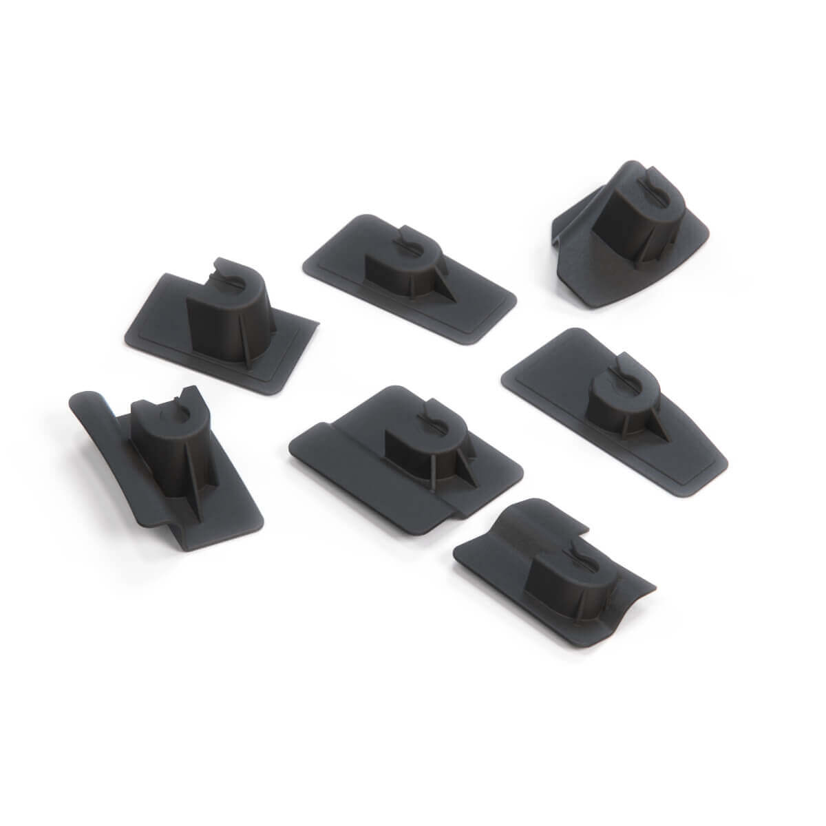 Mercedes-Benz W220 Rear Door Panel Clip Repair Kit Left or Right Set of 7 (Door Card Mounting Clips) Black — view 2