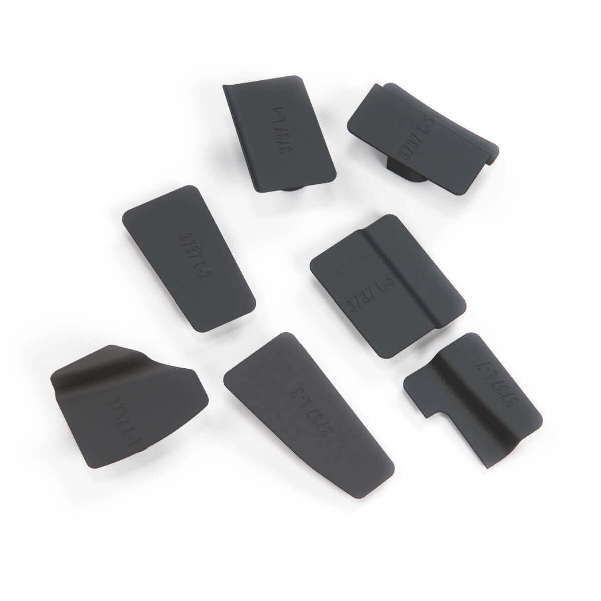 Mercedes-Benz W220 Rear Door Panel Clip Repair Kit Left or Right Set of 7 (Door Card Mounting Clips) Black — view 3