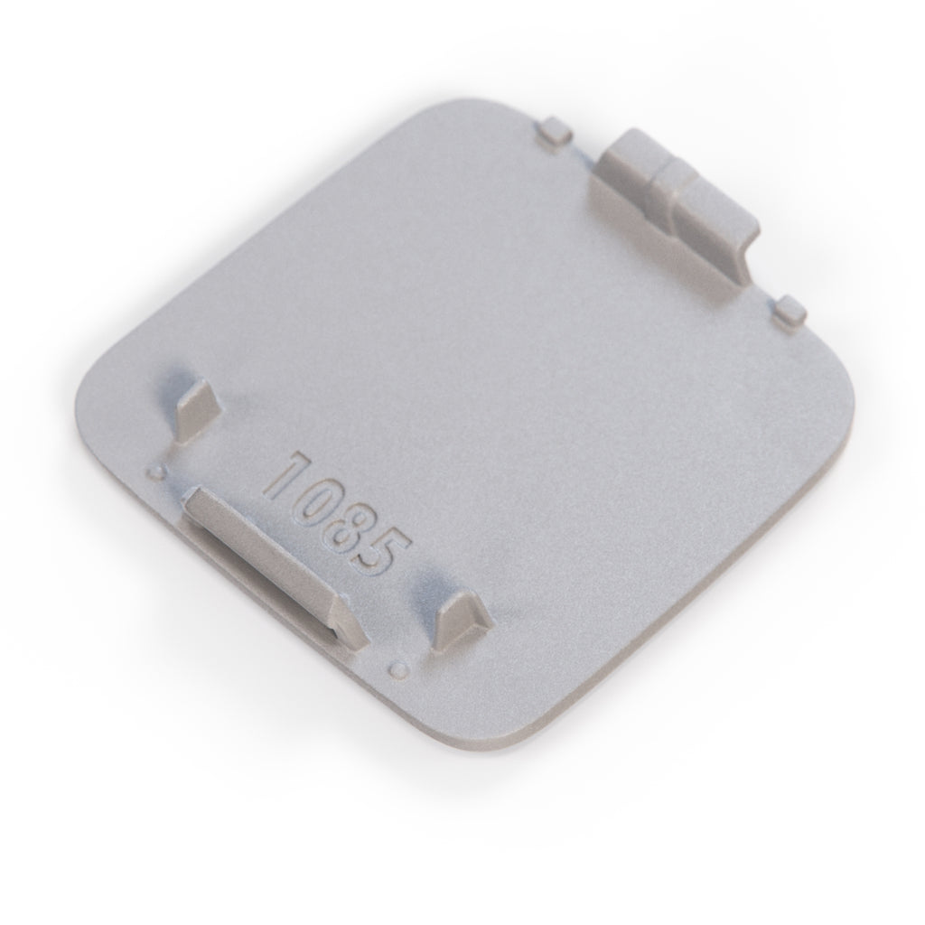 Mercedes-Benz W221 Front Bumper Tow Hook Cover Cap Primed (A2218850322) — view 3
