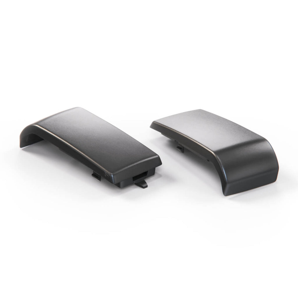 Mercedes-Benz W463 Front Bumper Cover Cap Trim Set of 4 Glos Black (A4638805502 A4638803302 / A46368805602 A4638803402) — view 2