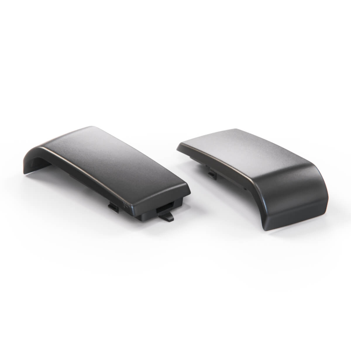 Mercedes-Benz W463 Front Bumper Cover Cap Trim Set of 4 Glos Black (A4638805502 A4638803302 / A46368805602 A4638803402) — view 2
