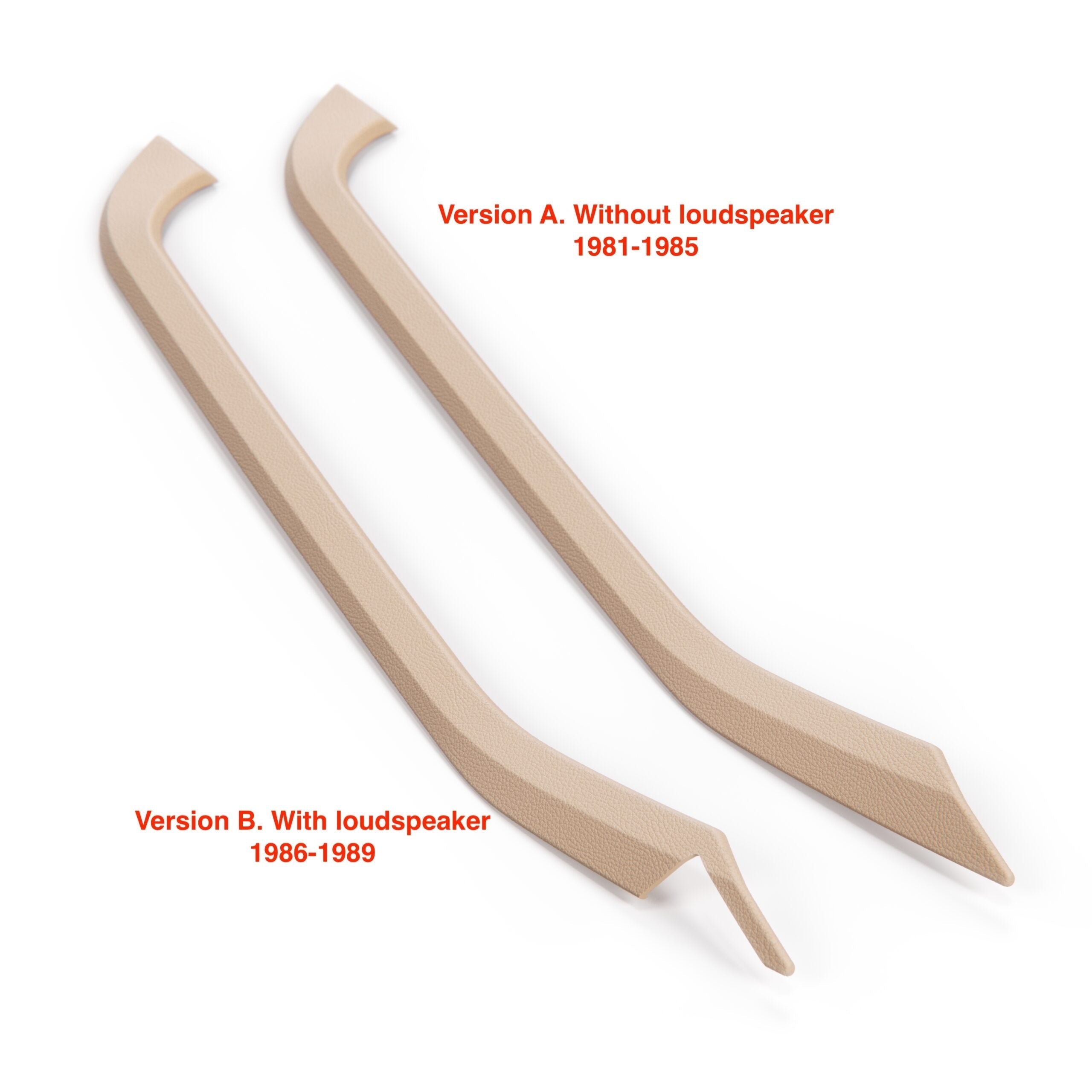 Mercedes C126 Door Pocket Cover 2 Version Left Or Right All Color A1267200174 / A1267200274 — view 11