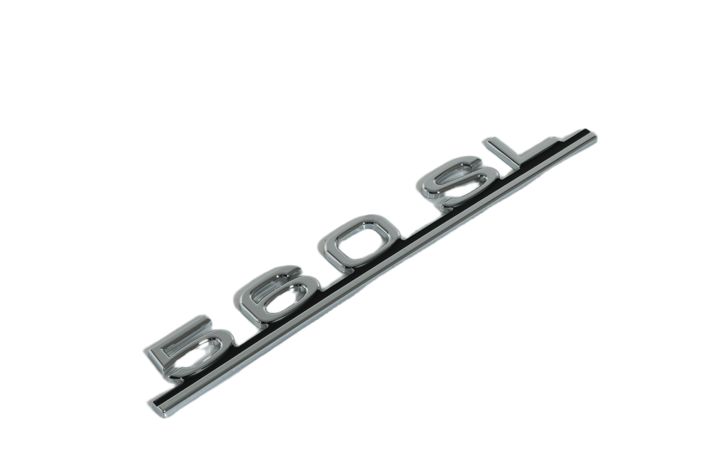 Mercedes-Benz R107 Emblem 560SL Chrome (A1078171415) — view 2