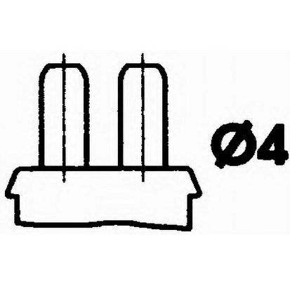 Mercedes-Benz R107 W124 W126 Water Level Sensor (A1265401017) — view 7