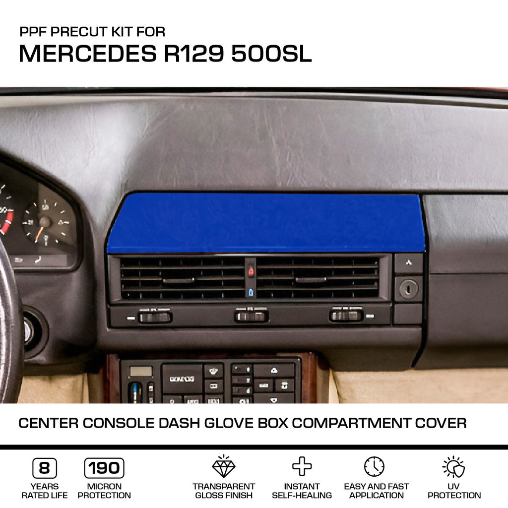 Mercedes-Benz R129 500SL Center Console Dash Glove Box Compartment Cover PPF Paint