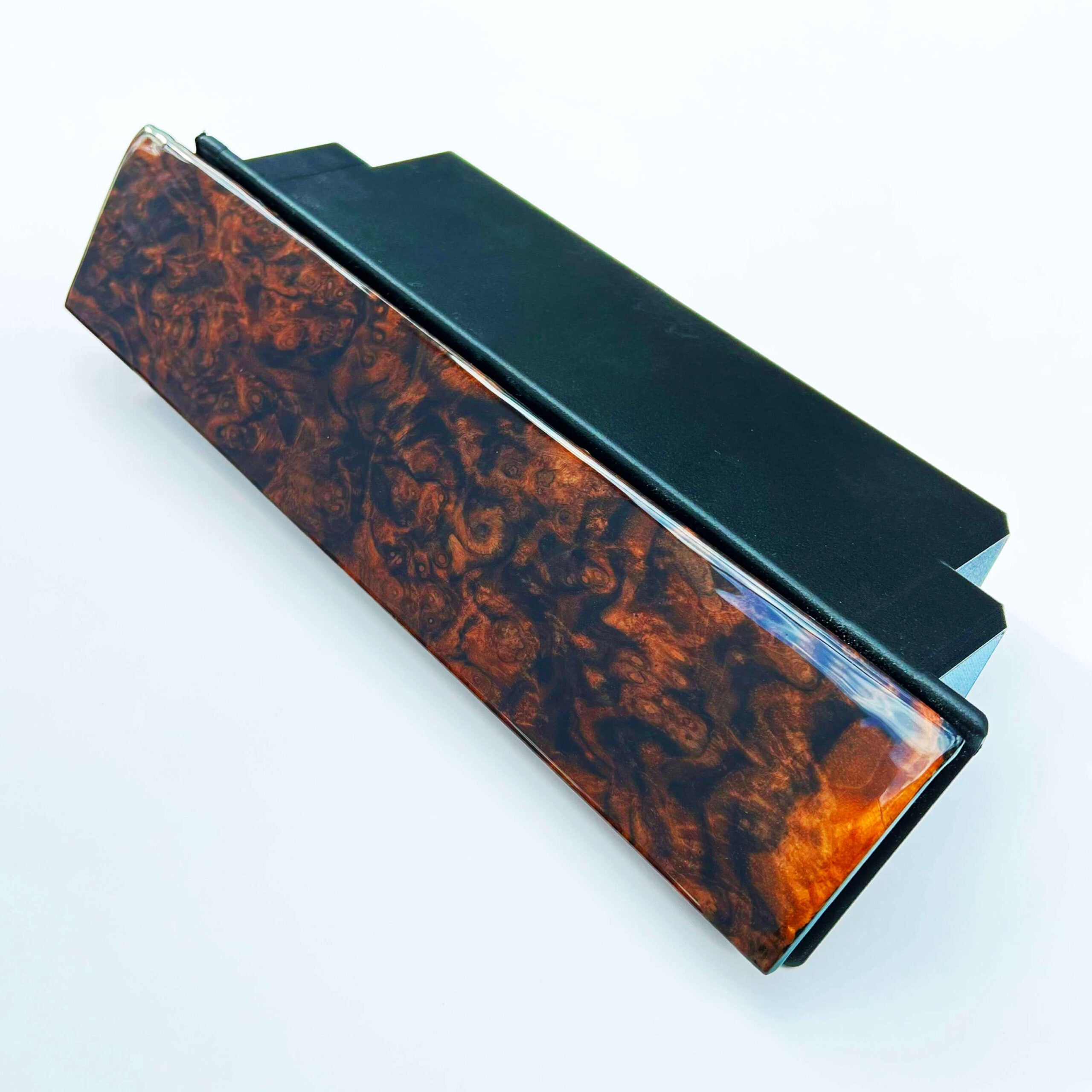 Mercedes R129 500SL Centre Console Dash Glove Box Compartment Cover Wood / Zebrano – Fits A1296800178