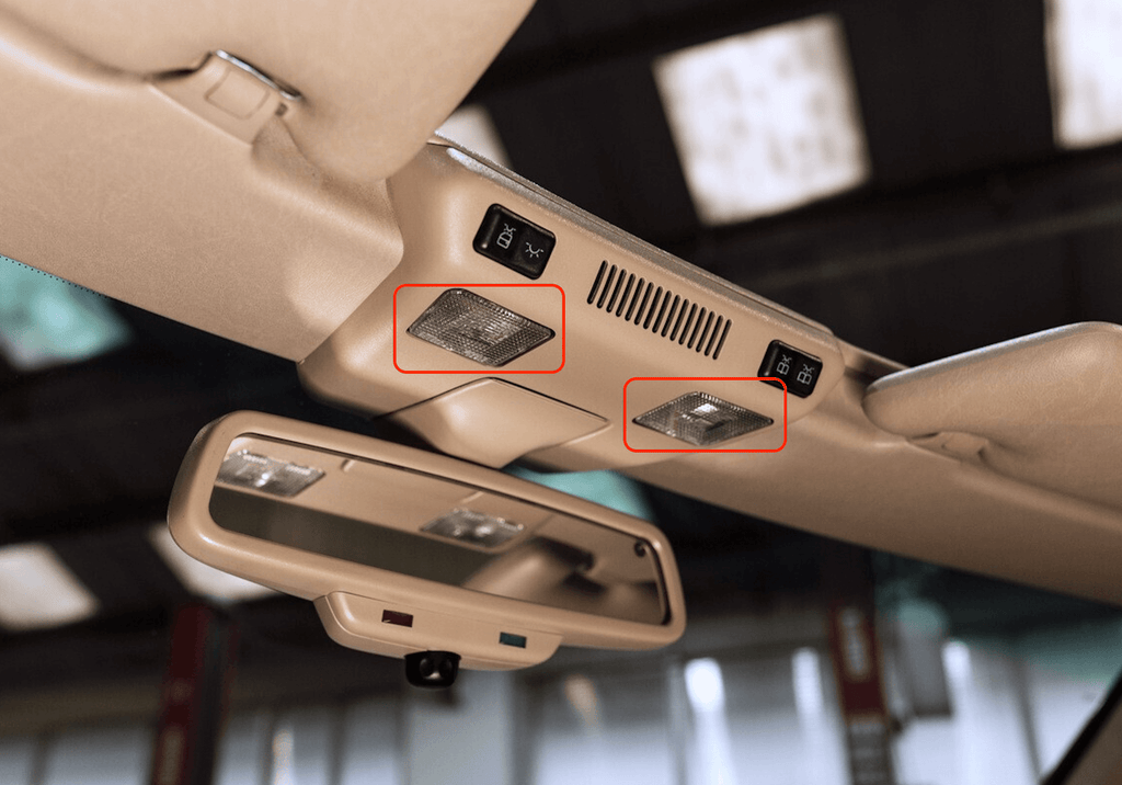 Mercedes-Benz R129 A124 Lens Interior Light Set of 2 Left or Right — view 5