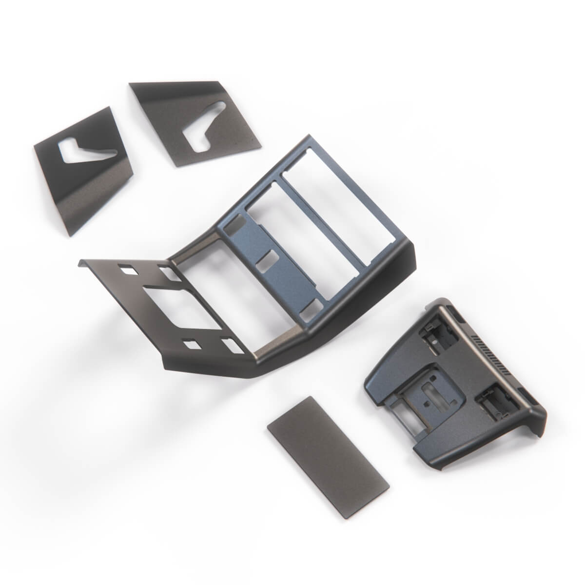 Mercedes-Benz R129 Piano Black Interior Trim Set — view 3