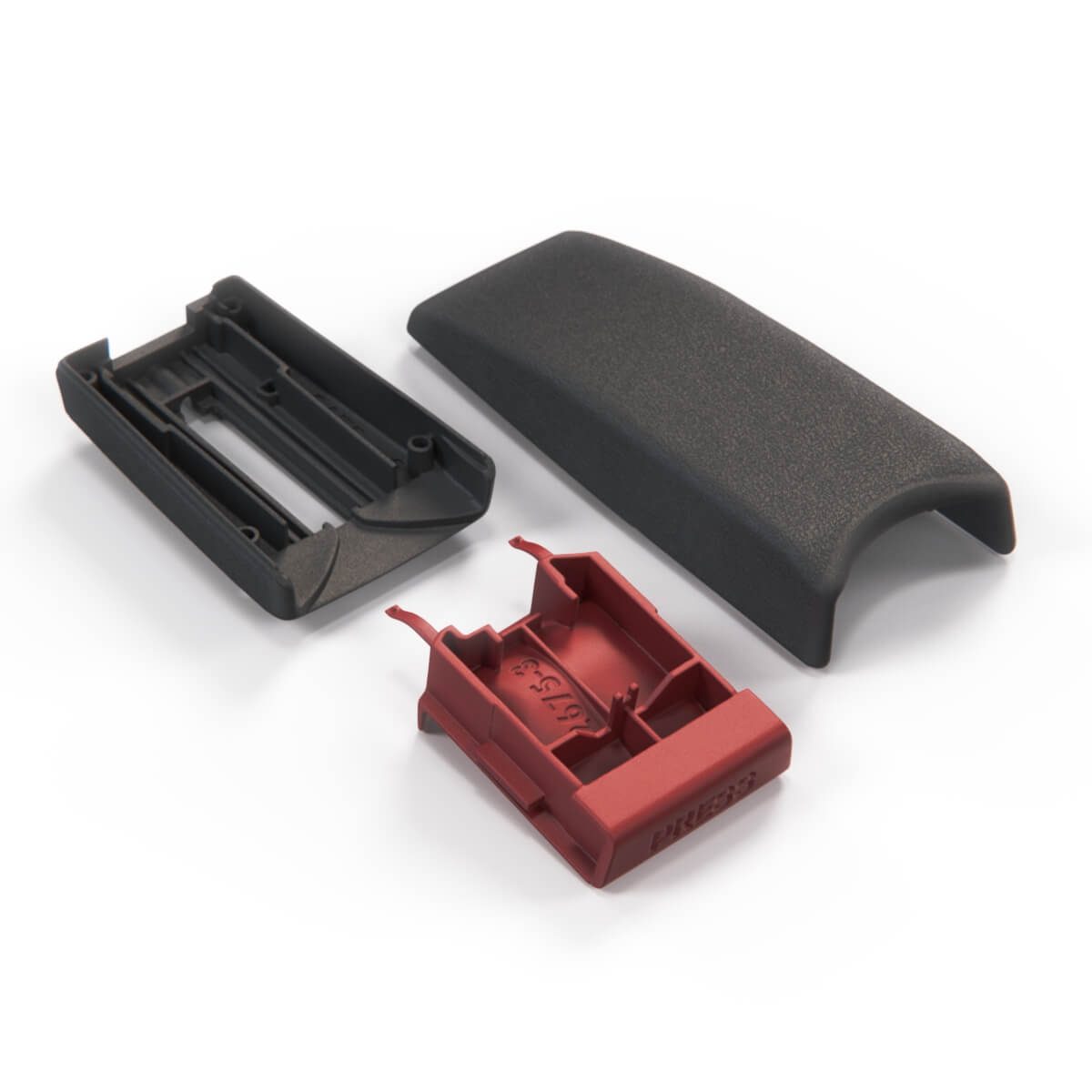 Mercedes-Benz R129 Seatbelt Bucket Housing Cover Black (A1298600969 / A1298601269) — view 4