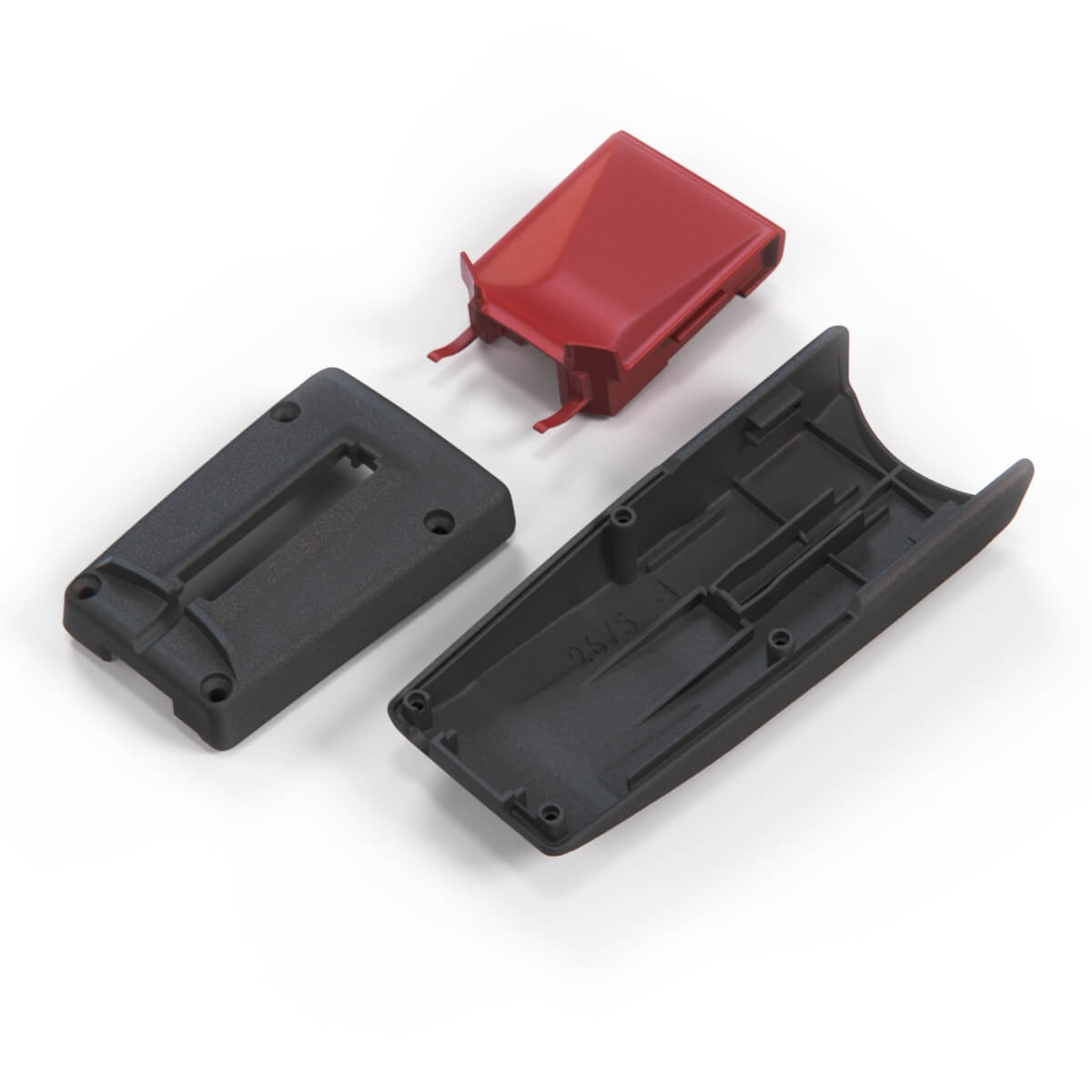 Mercedes-Benz R129 Seatbelt Bucket Housing Cover Black (A1298600969 / A1298601269) — view 5