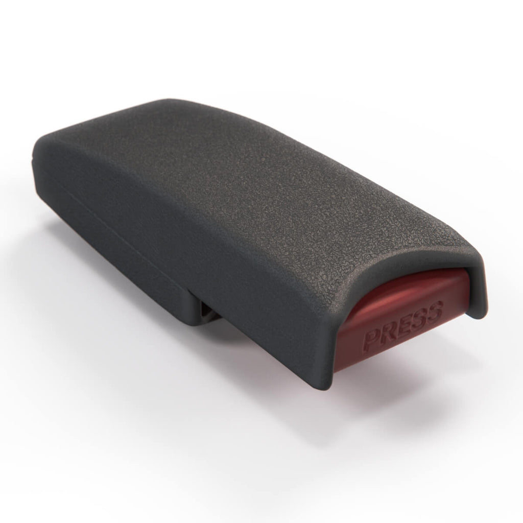 Mercedes-Benz R129 Seatbelt Bucket Housing Cover Black (A1298600969 / A1298601269) — view 6