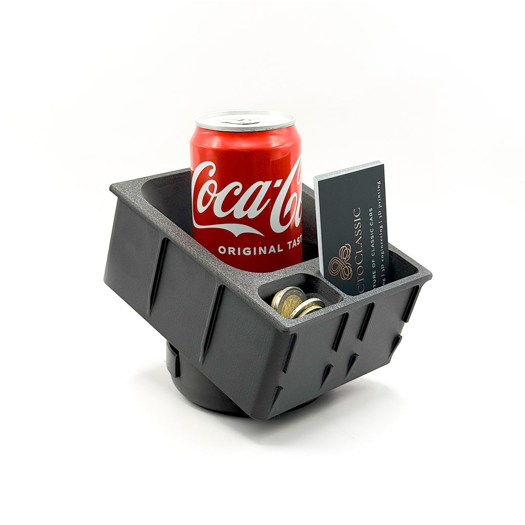 Mercedes-Benz R129 SL Custom Cup Holder with Containers Replacement for Center Console — view 3