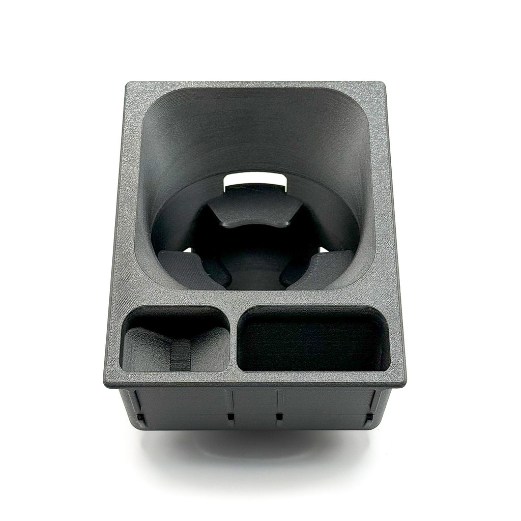 Mercedes-Benz R129 SL Custom Cup Holder with Containers Replacement for Center Console — view 5