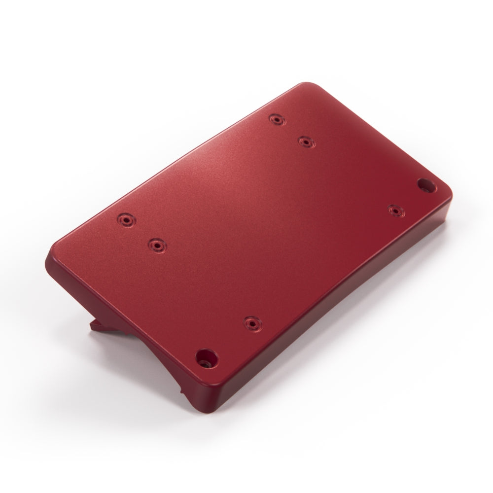 Mercedes-Benz R129 Usa Front Bumper License Plate Holder Lift All Exterior Colors — Imperialrot (Imperial Red)