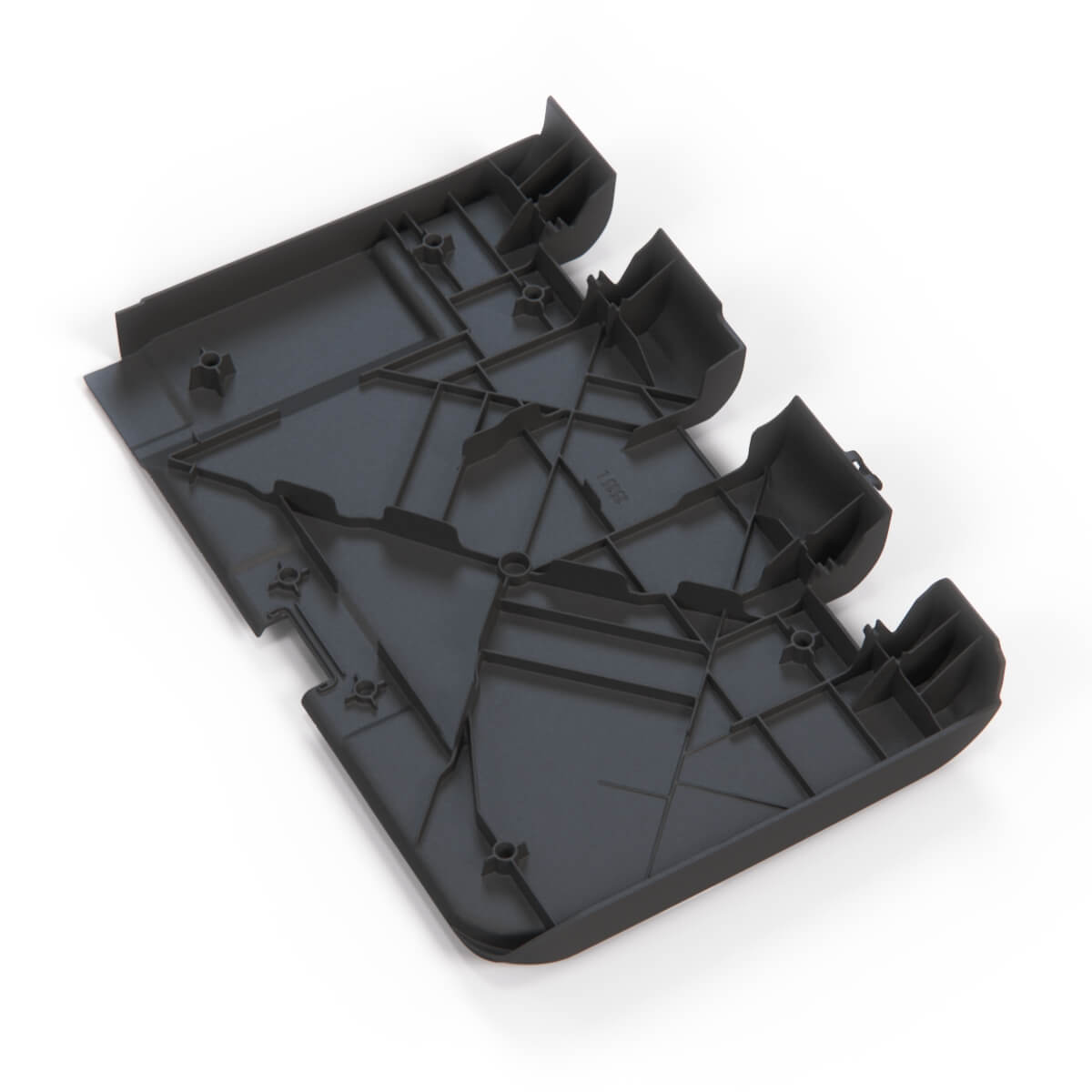 Mercedes-Benz R230 Rear Storage Compartment Lid Cover Black Left or Right — view 3