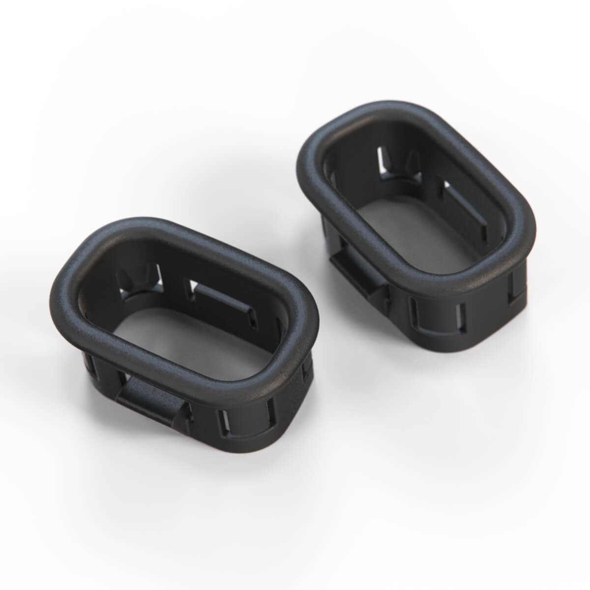 Mercedes-Benz R230 Trim Ring Around Knob Locked Door Set of 2 (A2307600041)