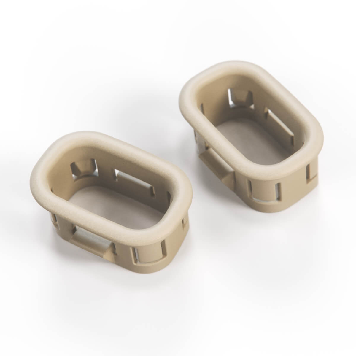 Mercedes-Benz R230 Trim Ring Around Knob Locked Door Set of 2 (A2307600041) — view 2