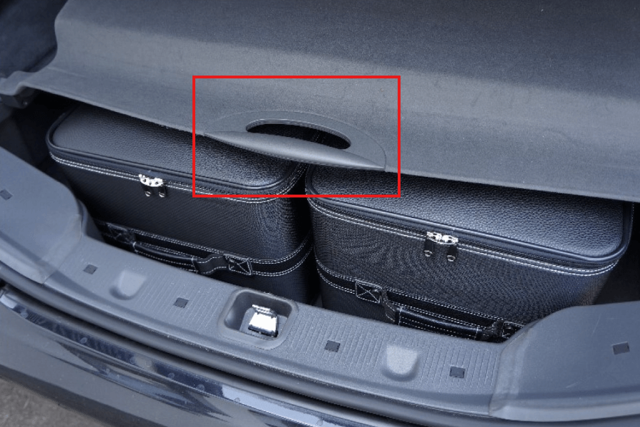 Mercedes-Benz R230 Trunk Interior Rear Cargo Luggage Cover Handle Grafit — view 7