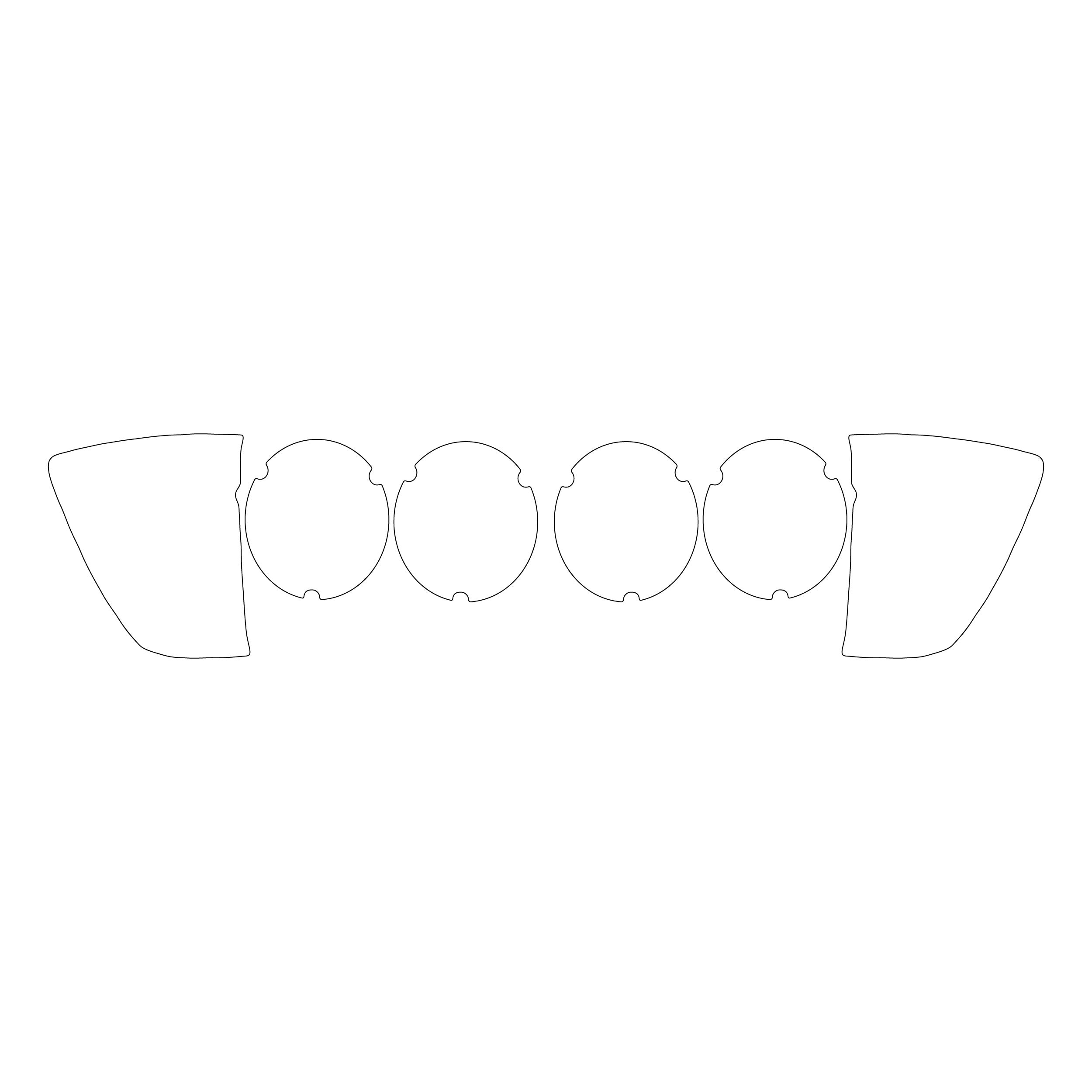 Mercedes-Benz R107 SL Headlights – 3m Pro Transparent PPF Paint Protection Film Precut – — view 3