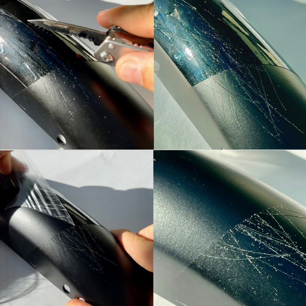 Mercedes-Benz R107 W107 SL Heater Console Control Panel Trim PPF Paint Protection Film — view 3