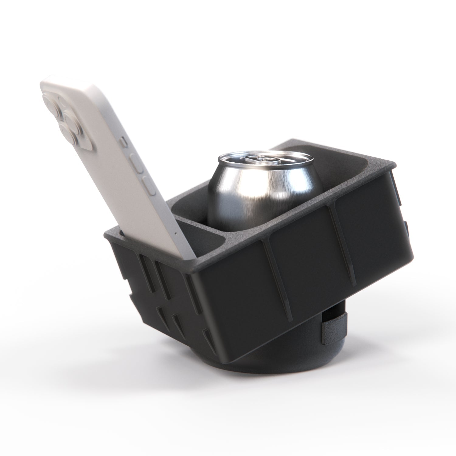 Mercedes R129 SL Custom Cup Holder & Mobile Phone Holder - Center Console Replacement — view 8