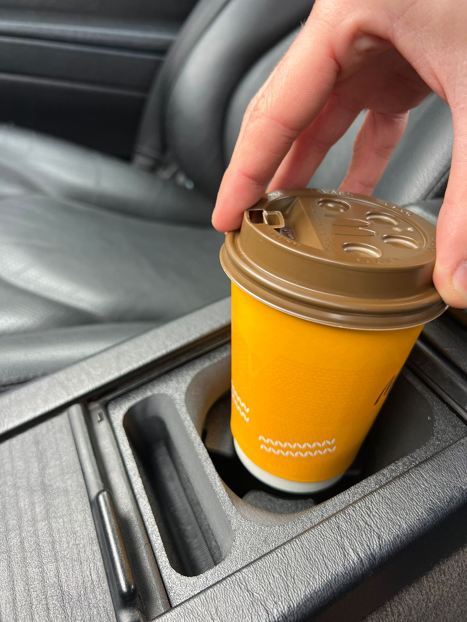 Mercedes R129 SL Custom Cup Holder & Mobile Phone Holder - Center Console Replacement — view 3