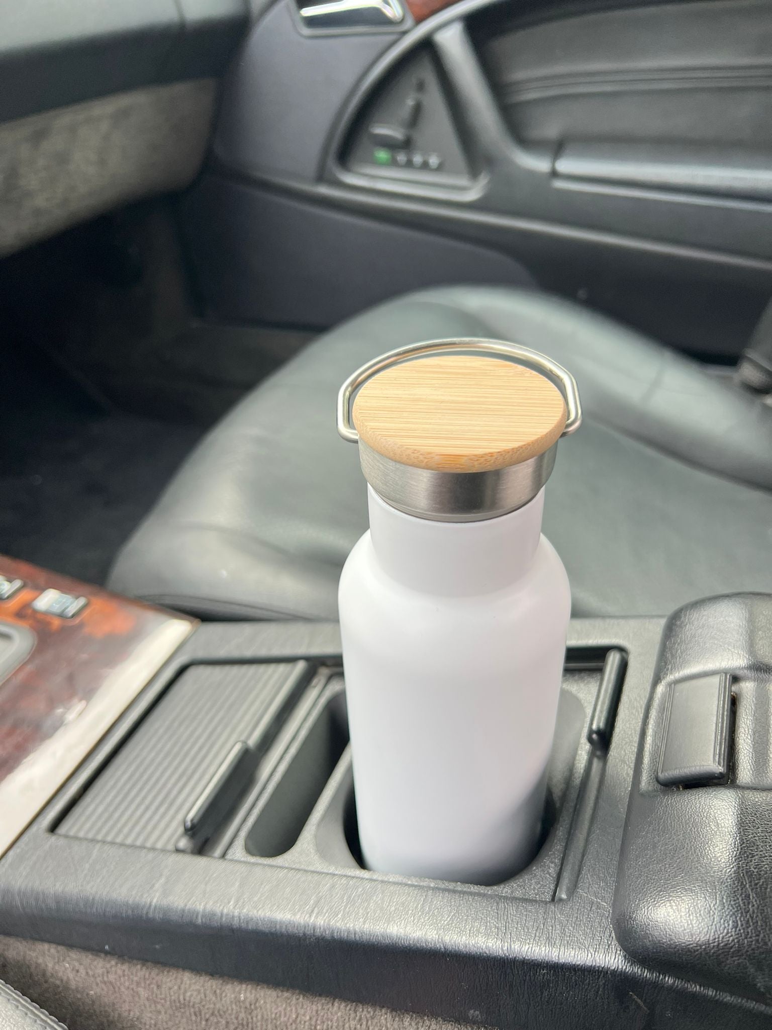 Mercedes R129 SL Custom Cup Holder & Mobile Phone Holder - Center Console Replacement — view 5