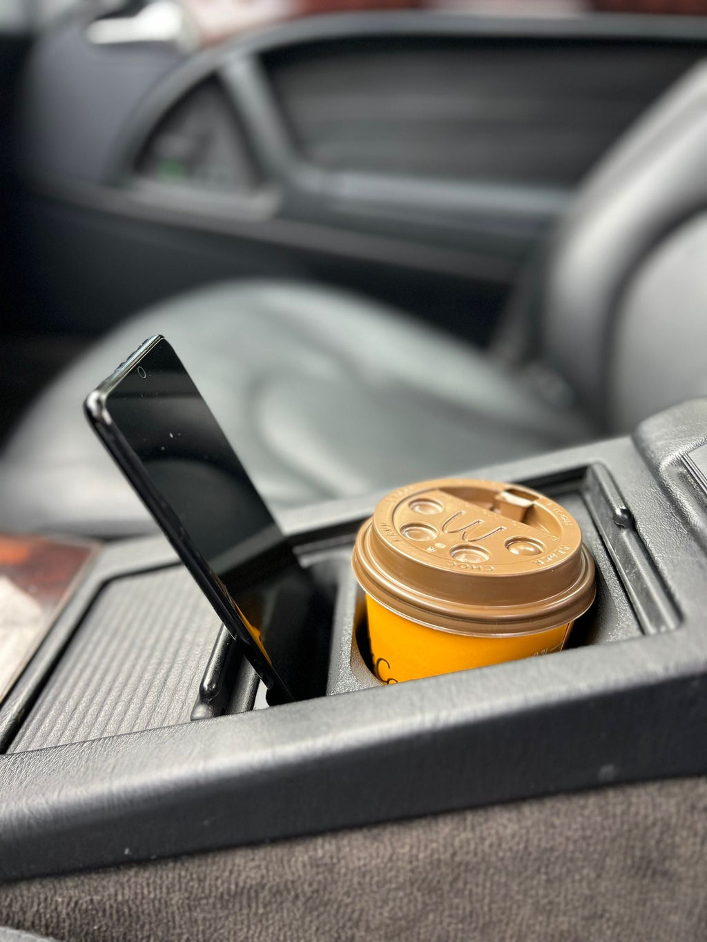 Mercedes R129 SL Custom Cup Holder & Mobile Phone Holder - Center Console Replacement