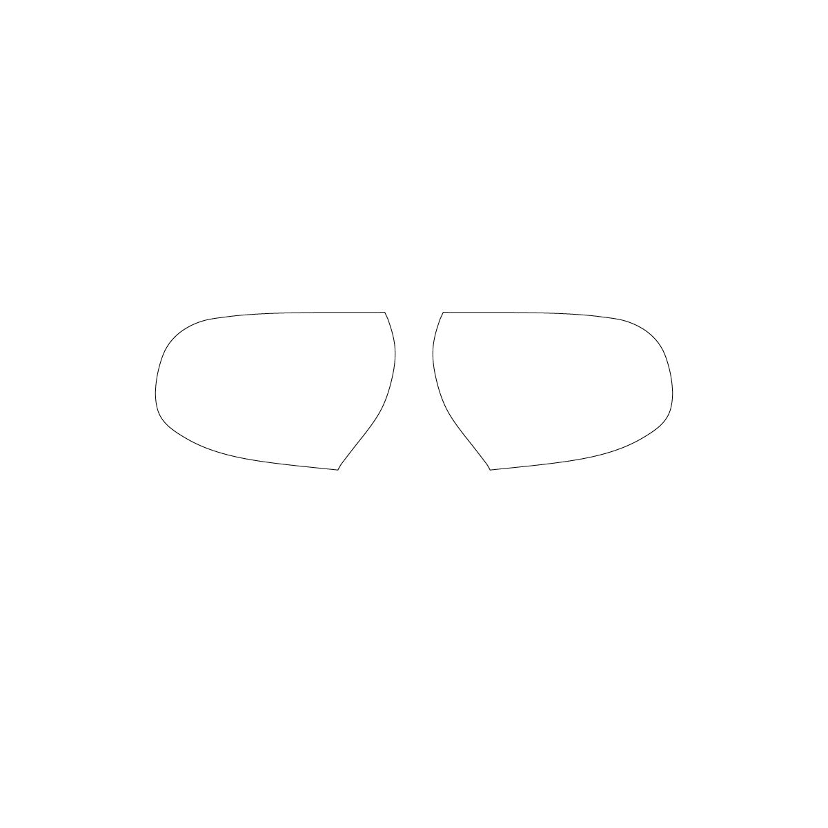 Mercedes-Benz R129 SL Facelift Mirrors Cover – 3m Pro Transparent PPF Paint Protection — view 3
