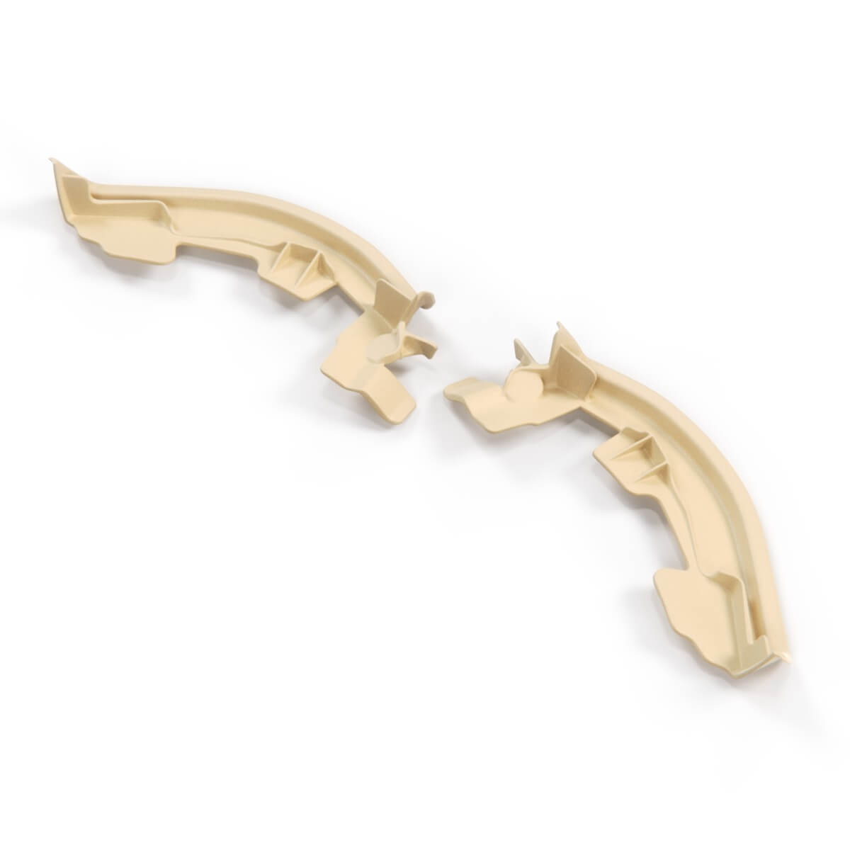 Mercedes-Benz R230 SL Headliner Trim Set of 2 Kieselbeige Lenkradfarbe (A2306901625)
