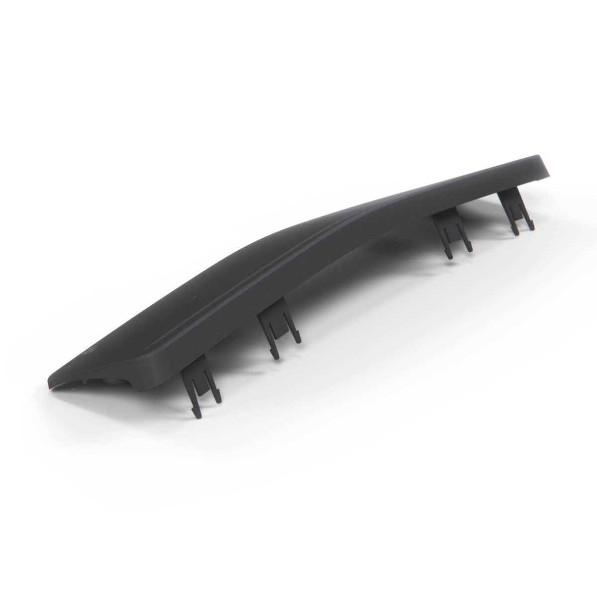 Mercedes-Benz R170 SLK License Plate Molding Trim Black (A1708850081) — view 3