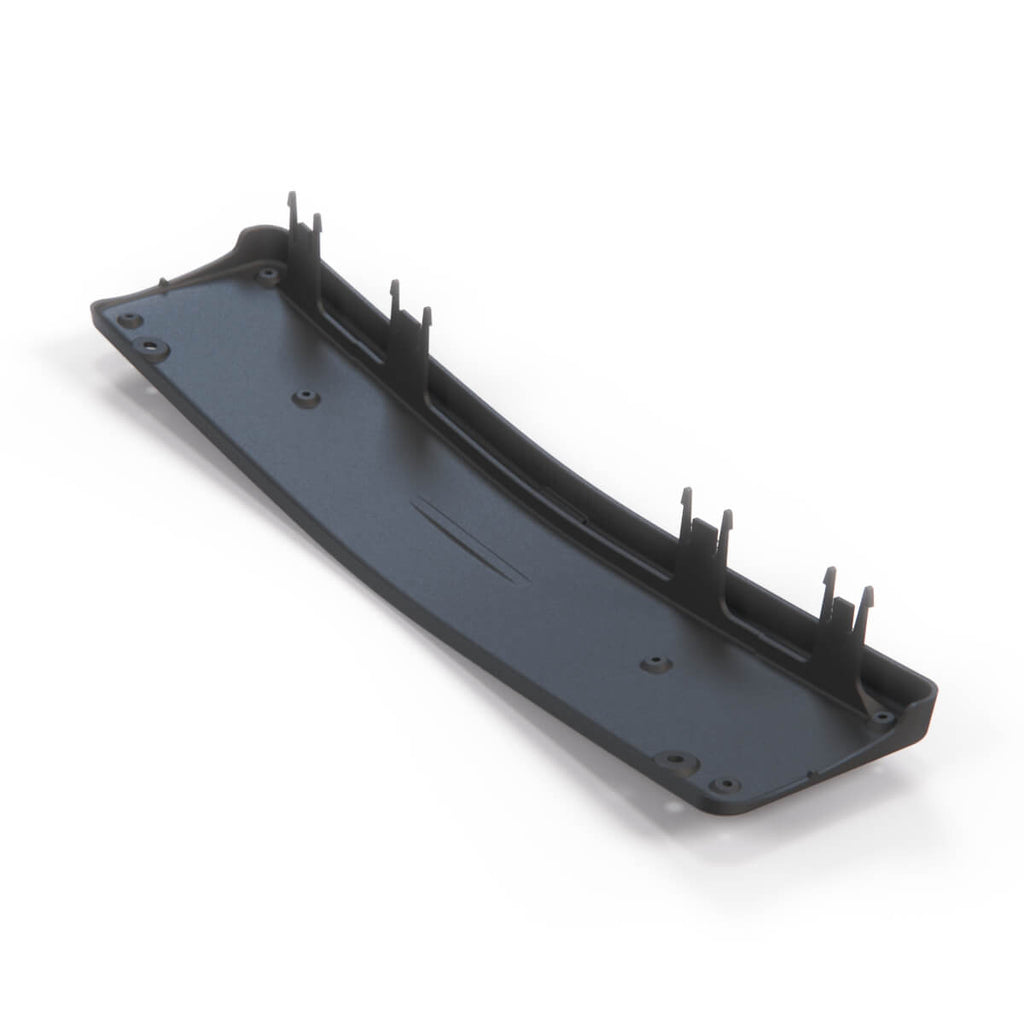 Mercedes-Benz R170 SLK License Plate Molding Trim Black (A1708850081) — view 4