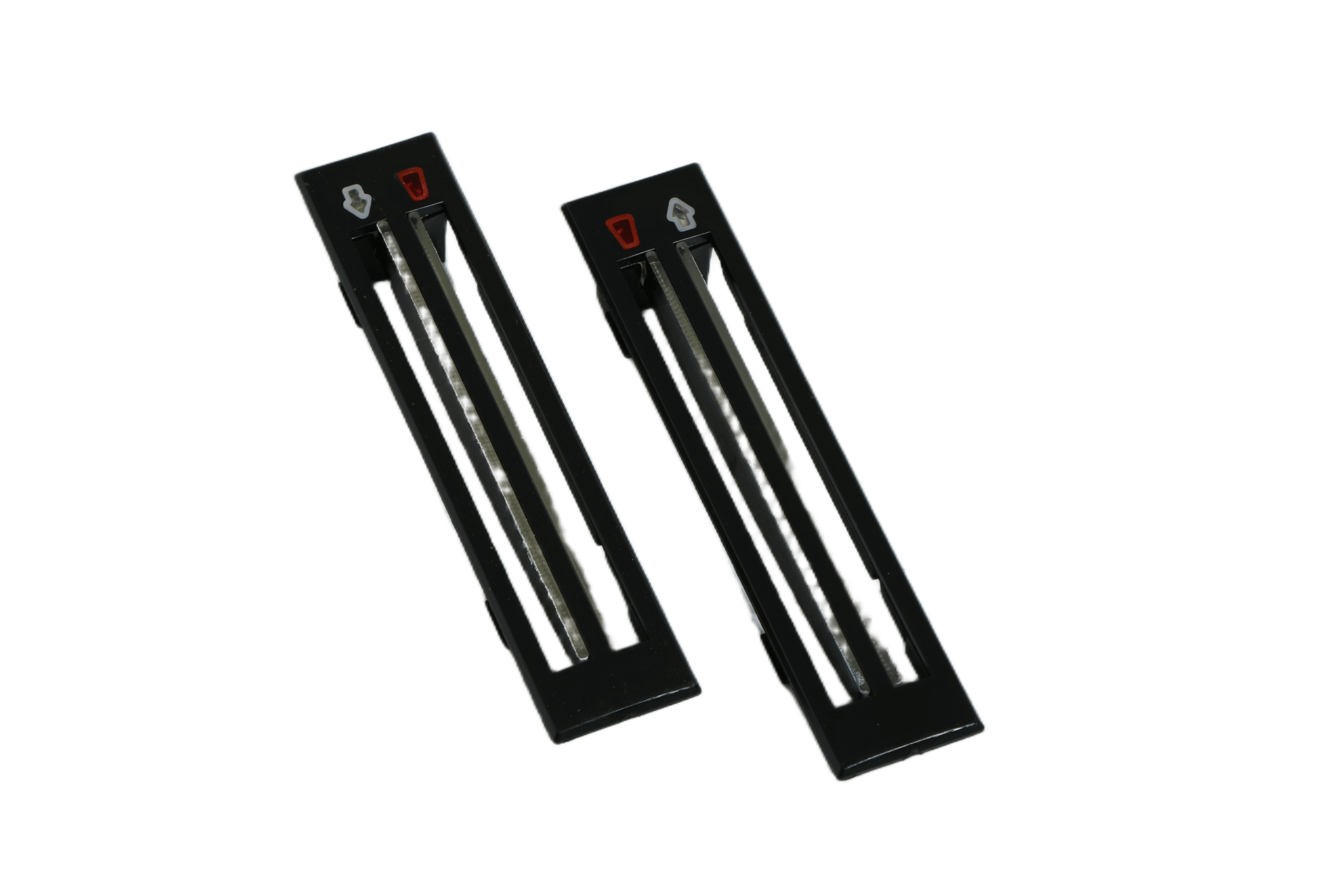 Mercedes-Benz W107 Heater Controls Cover Set of 2 (A1078350521 / A1078350621) — view 4
